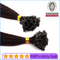 Human Virgin Hair Black Color Straight 18inch V Tip Human Hair Extension Remy Hair